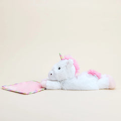 Pink Unicorn Warmies® Blanket – Microwavable Lavender-Scented Comfort Plush for Kids & Adults