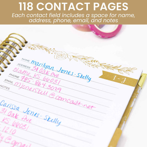 Contact Books - 5" x 8" size