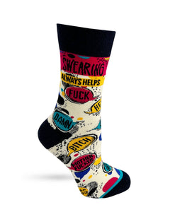Swearing Always Helps Women’s Crew Socks
