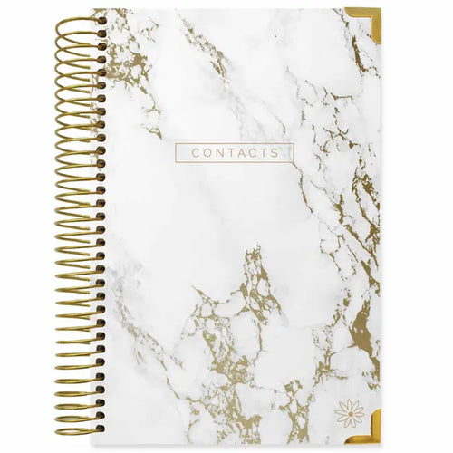 Hard Cover Contact Book – 6" x 8.25"