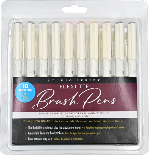 Flexi-Tip Brush Pens: Artist’s Sanctuary Set (10 Colors)