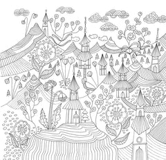 Zen Garden: Artist’s Sanctuary Coloring Book