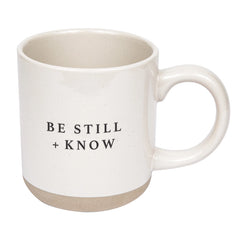 Be Still and Know – 14oz Stoneware Coffee Mug