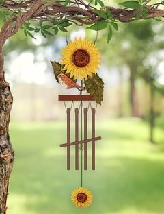 The Artful Sunflower Wind Chime (Kathy Hatch Design)