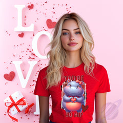 Valentine’s Day T-Shirts – Sizes Small to 5XL in Red or Black – Super Soft Unisex Jersey Crew Neck