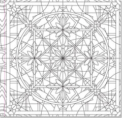 Kaleidoscope Designs: Artist’s Sanctuary Coloring Book