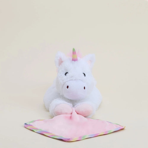 Pink Unicorn Warmies® Blanket – Microwavable Lavender-Scented Comfort Plush for Kids & Adults