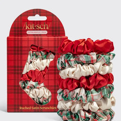 Kitsch Holiday Ruched Satin Scrunchies - product image 1