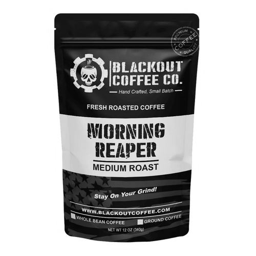 Blackout Coffee | Morning Reaper – Medium Roast (Ground or K-Cups)
