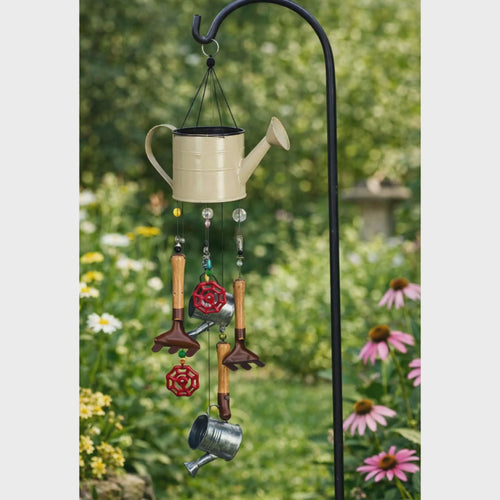 Gardening Time Wind Chime — Rustic Garden Delights (30")
