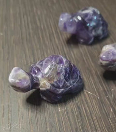 Amethyst Crystal Turtle – Gemstone Decor