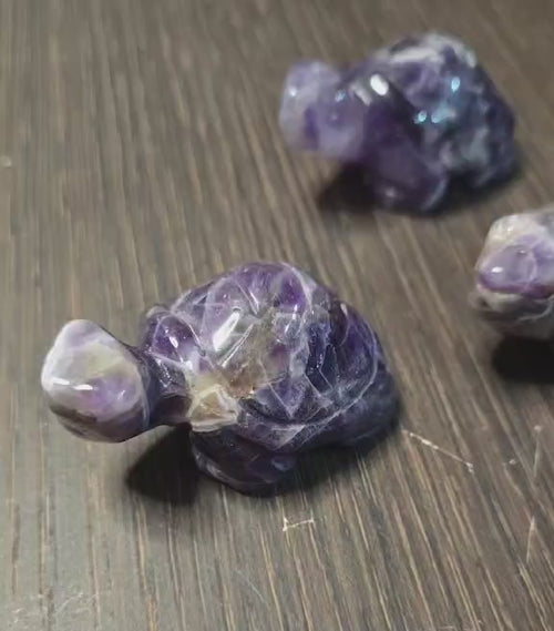 Amethyst Crystal Turtle – Gemstone Decor