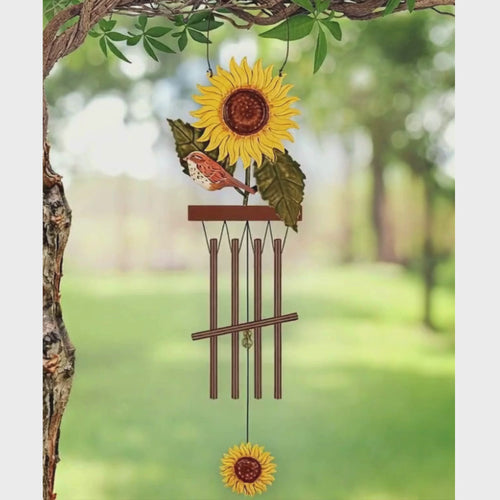 The Artful Sunflower Wind Chime (Kathy Hatch Design)