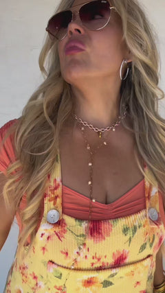 PREORDER- SPRING FLORAL KARLI BOHO OVERALLS