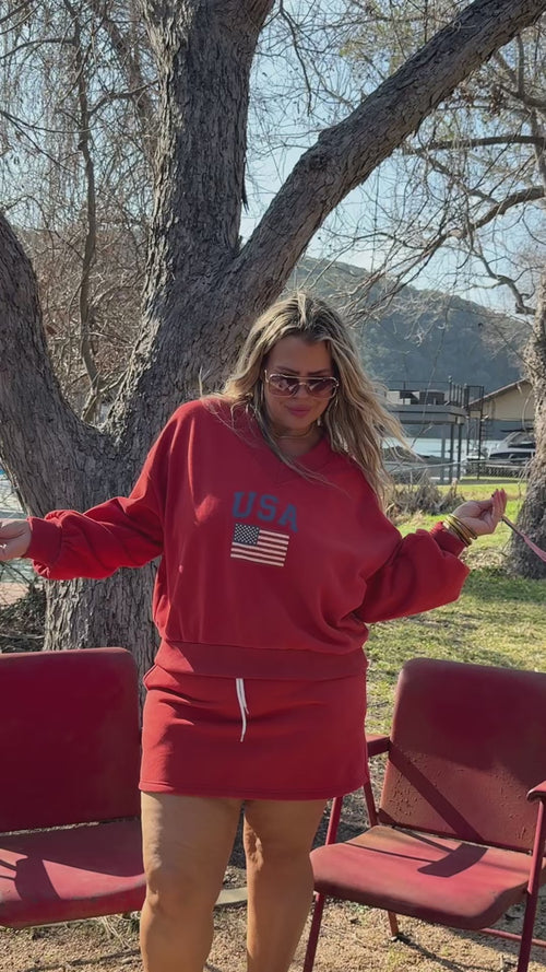 PREORDER // Maren Fleece-Lined Jogger Skirt (XS-3XL)