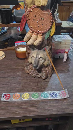 Celtic Trinity Chakra Incense Holder – Metal Tray Burner