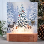 Woodland Christmas LED nightlight main view