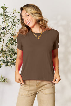 Versatile Chic: Basic Bae Round Neck Short Sleeve T-Shirt | Only $12.00!