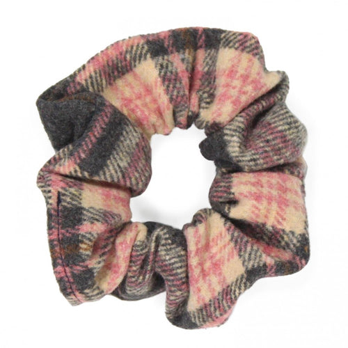 Ladies plaid hair scrunchie