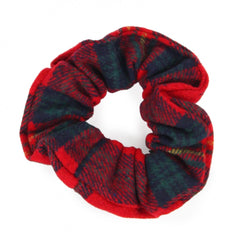 Ladies plaid hair scrunchie