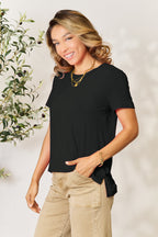 Versatile Chic: Basic Bae Round Neck Short Sleeve T-Shirt | Only $12.00!