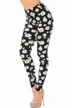 Buttery Soft Daisy Leggings - Overstock Sale