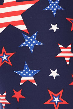 Buttery Soft USA Stars Leggings