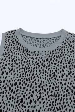 Printed Round Neck Tank